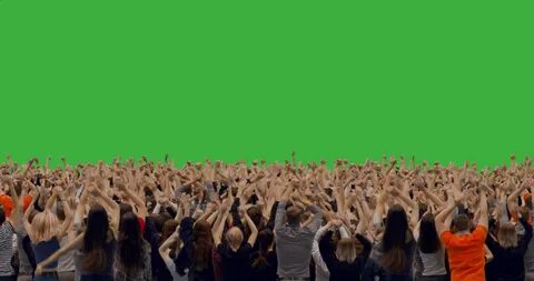 Crowd dance green screen Popular Royalty-Free Videos