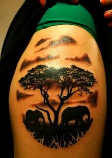 Tattoos on Pinterest Water buffalo African sunset and Tattoo