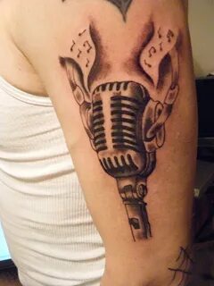 Microphone Tattoos Designs, Ideas and Meaning - Tattoos For 