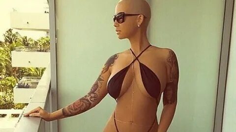 Amber Rose Tries To Break The Internet In G-String Swimsuit 