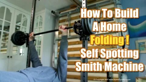 Homemade Gym Equipment - DIY Smith Machine - YouTube