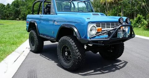 Ford Bronco with a Coyote V8