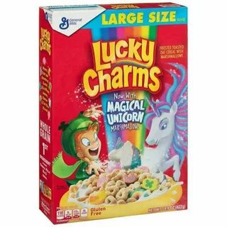 Lucky Charms American Breakfast Cereal 422g FREEPOST same da
