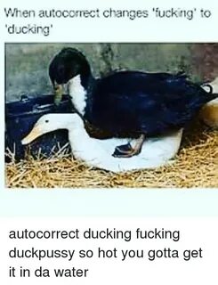 When Autocorrect Changes 'Fucking' to Ducking Autocorrect Du