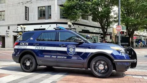 Seattle PD Ford Police Interceptor Utility SUV Andrew Kim Fl