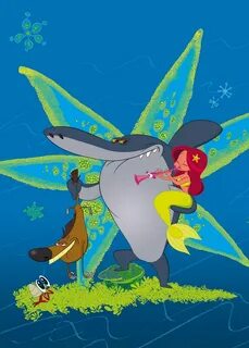 Файл:Zig and Sharko poster.jpg - ВикиФур, русскоязычная фурр