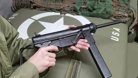 Denix Replica M3 Grease Gun Review - YouTube