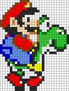 pixel art mario yoshi : +31 Idées et designs pour vous inspi