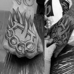 40 Brass Knuckle Tattoo Designs For Men - Ink Ideas With A P