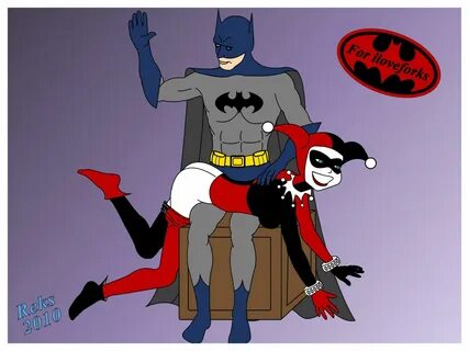 Xbooru - batman dc harley quinn over the knee pants down rek