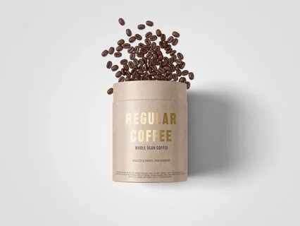 Paper Tube Coffee Packaging Mock-Up Set 2 on Behance