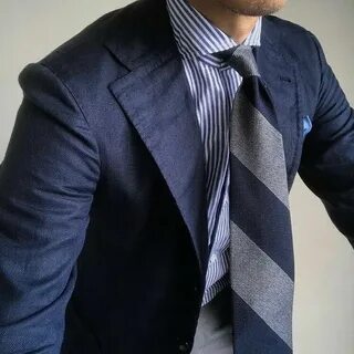 Color coordination inspiration with a navy blazer gray navy 