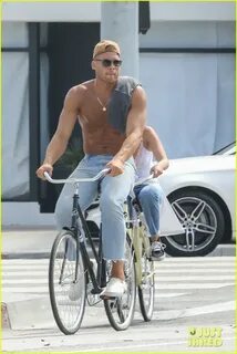 Blake Griffin Goes for a Shirtless Bike Ride with Francesca 