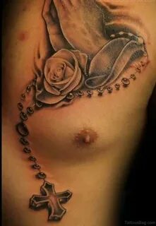 47 Classic Rosary Tattoos For Rib - Tattoo Designs - Tattoos