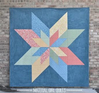 Double Star a finished quilt and FREE pattern!! - Material G