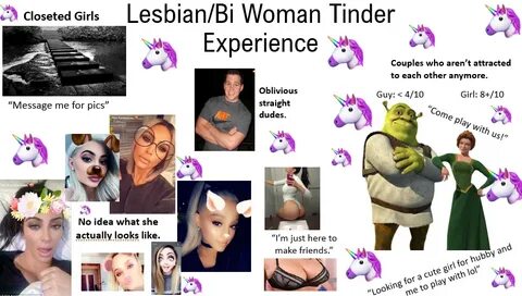 Lesbian/Bi Woman Tinder Experience Starterpack /r/starterpac