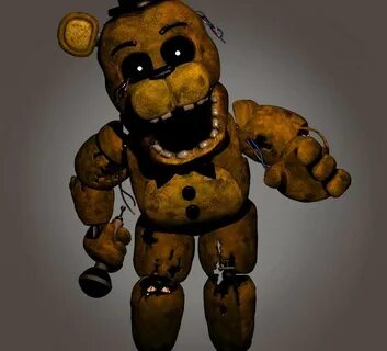 Golden Freddy in the office (Non-slumped) Five Nights At Fre