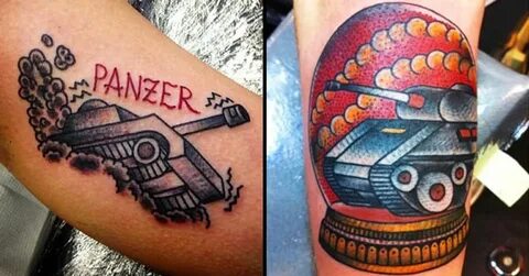 12 Tough Tank Tattoos * Tattoodo