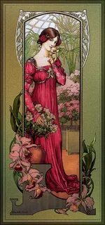 Flowers Of Gardens by Elisabeth Sonrel Painting by Xzendor7 