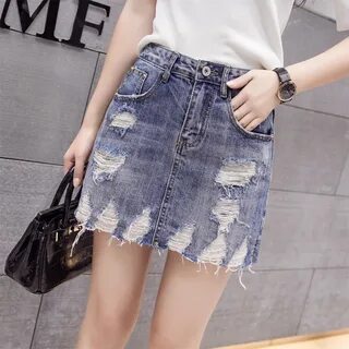 Clothing, Shoes & Accessories mutao 2018 women denim skirts 