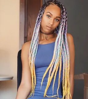 Pin by autumn 💕 on Braids Blonde box braids, Box braids hair