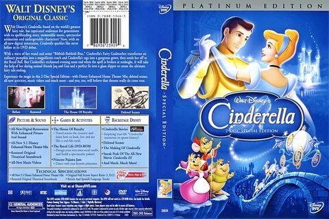 Walt disney DVD Covers - Cinderella: 2 Disc Platinum Edition