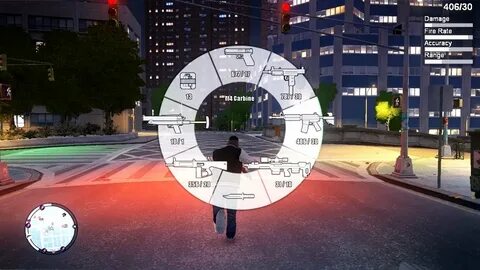 GTA IV (PC) - V Weapon Wheel Mod v1.00 - YouTube