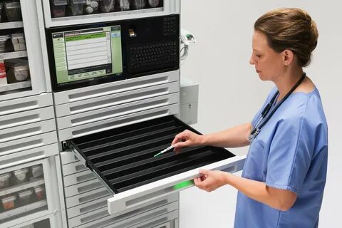 Omnicell XT Dispensing Cabinets Industrial Design by Y Studi