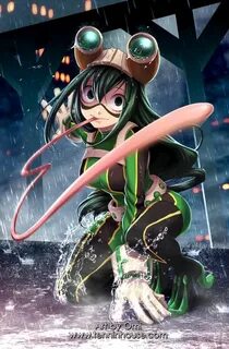 Froppy (art by me) : BokuNoHeroAcademia My hero academia tsu