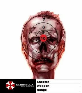 Printable Zombie targets Shooting targets, Zombie, Zombie pa