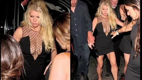 Jessica Simpson Braless Deep Cleavage Show - YouTube