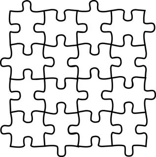 Colorable Puzzle Pieces - Coloring Home