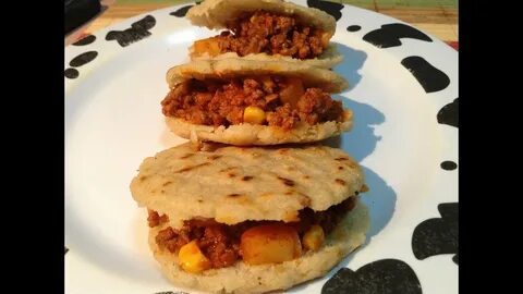 GORDITAS DE CHICHARRÓN RELLENAS DE PICADILLO - YouTube