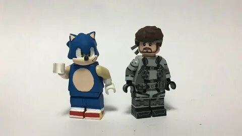 LEGO Sonic and Solid Snake Finally showing my LEGO Snake! Fl