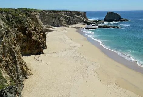 Cliffs at Panther Beach - Santa Cruz - California by Brendan
