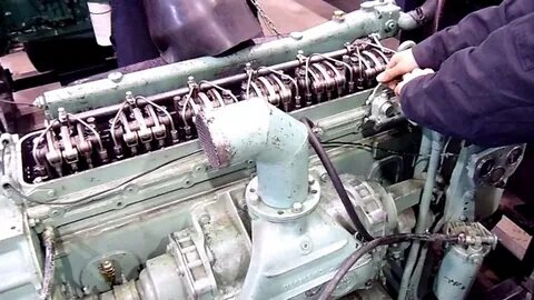 General Motors Diesel Engine 6-71 L Test - YouTube