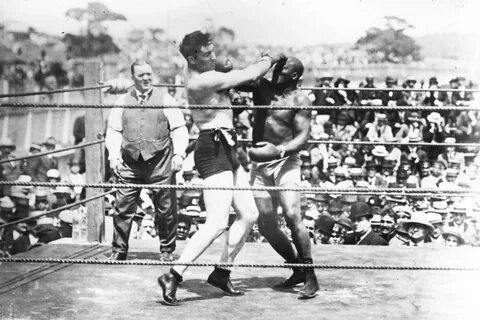The Thanksgiving an imprisoned Jack Johnson fought two men a