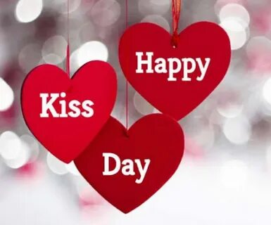 Happy Kiss Day for CUte Couple Lovers - Romantic Love Wish H