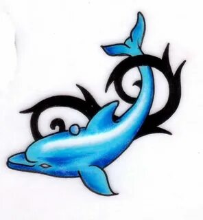 Dolphin Tattoo Outline Related Keywords & Suggestions - Dolp