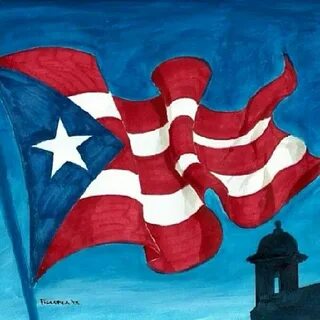 Puerto Rican Flag Drawing at PaintingValley.com Explore coll