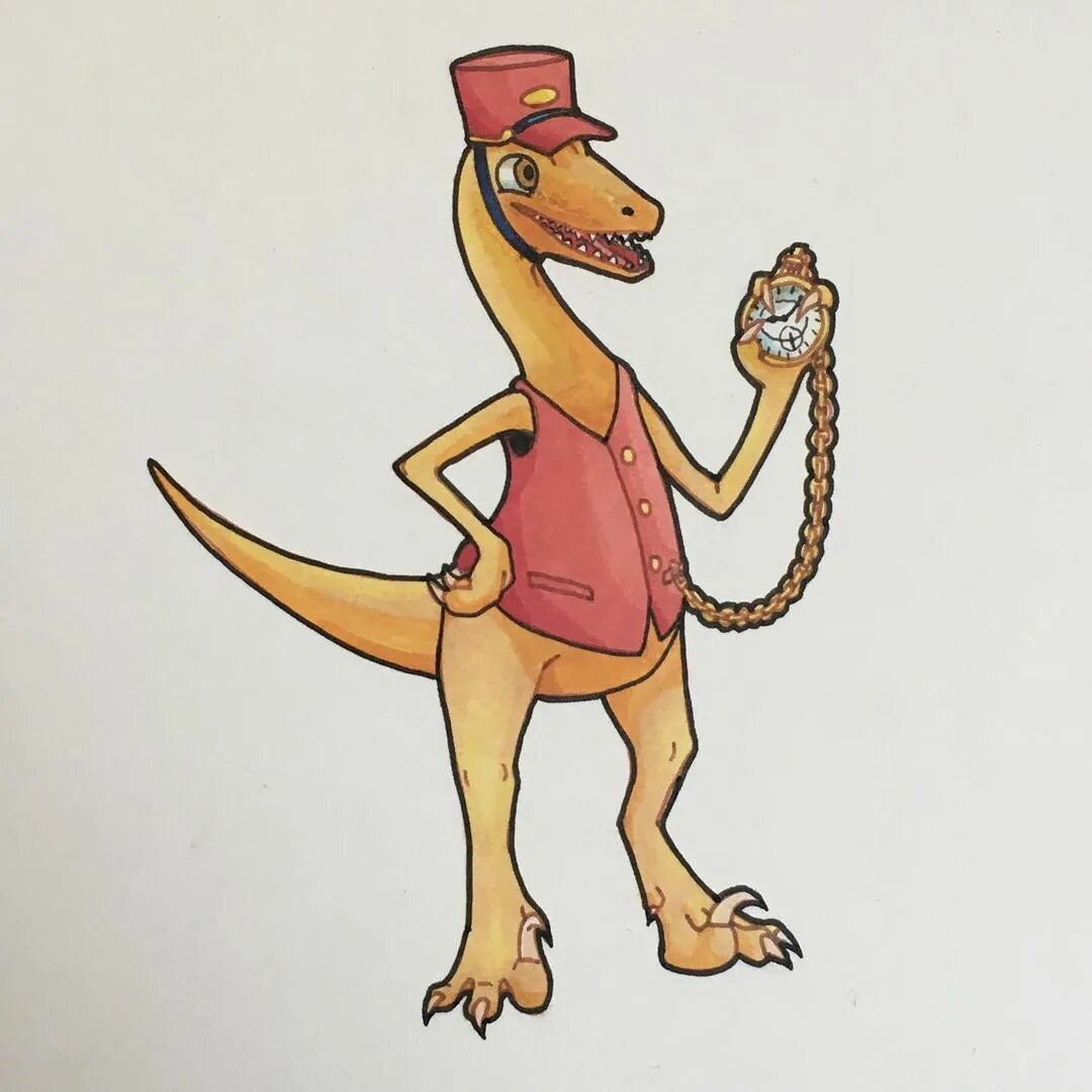 Conductor from Dinosaur Train, I watched it for the first time in a while a...