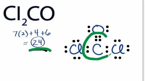 Cl2CO Lewis Structure: How to Draw the Lewis Structure for C