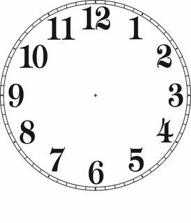 free clock faces printable Clock face printable, Clock face,