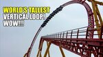 Flash aka Lightning Roller Coaster POV! Worlds Tallest Verti