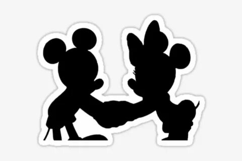 Mickey And Minnie Silhouette Png Transparent PNG - 640x480 -