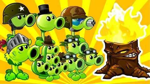 Every Peashooter and Torchwood Challenge Plants Vs. Zombies 
