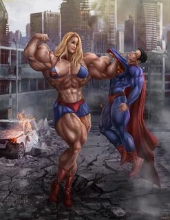 Bridgit Mendler defeats Superman by gv-art by up2nogd1 on De