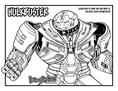 Hulkbuster Coloring Pages Printable Mclarenweightliftingenqu