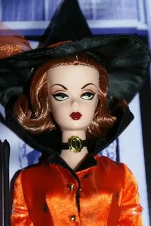 Halloween Haunt Barbie from Holiday Hostess series close-up 