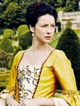 Close up of yellow dress, Season 2 Outlander news, Outlander